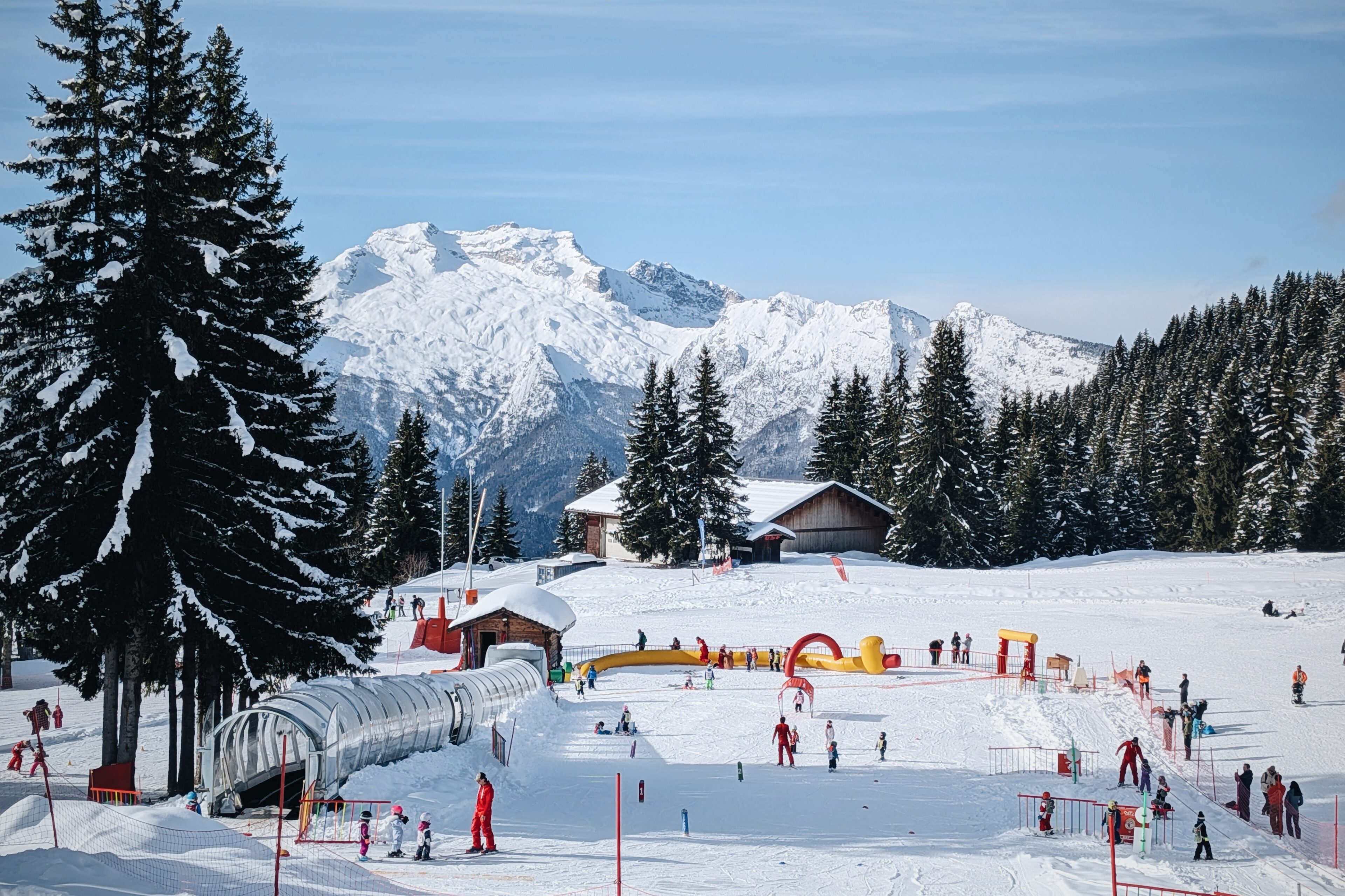 Ski enfant à Manigod avec ESF