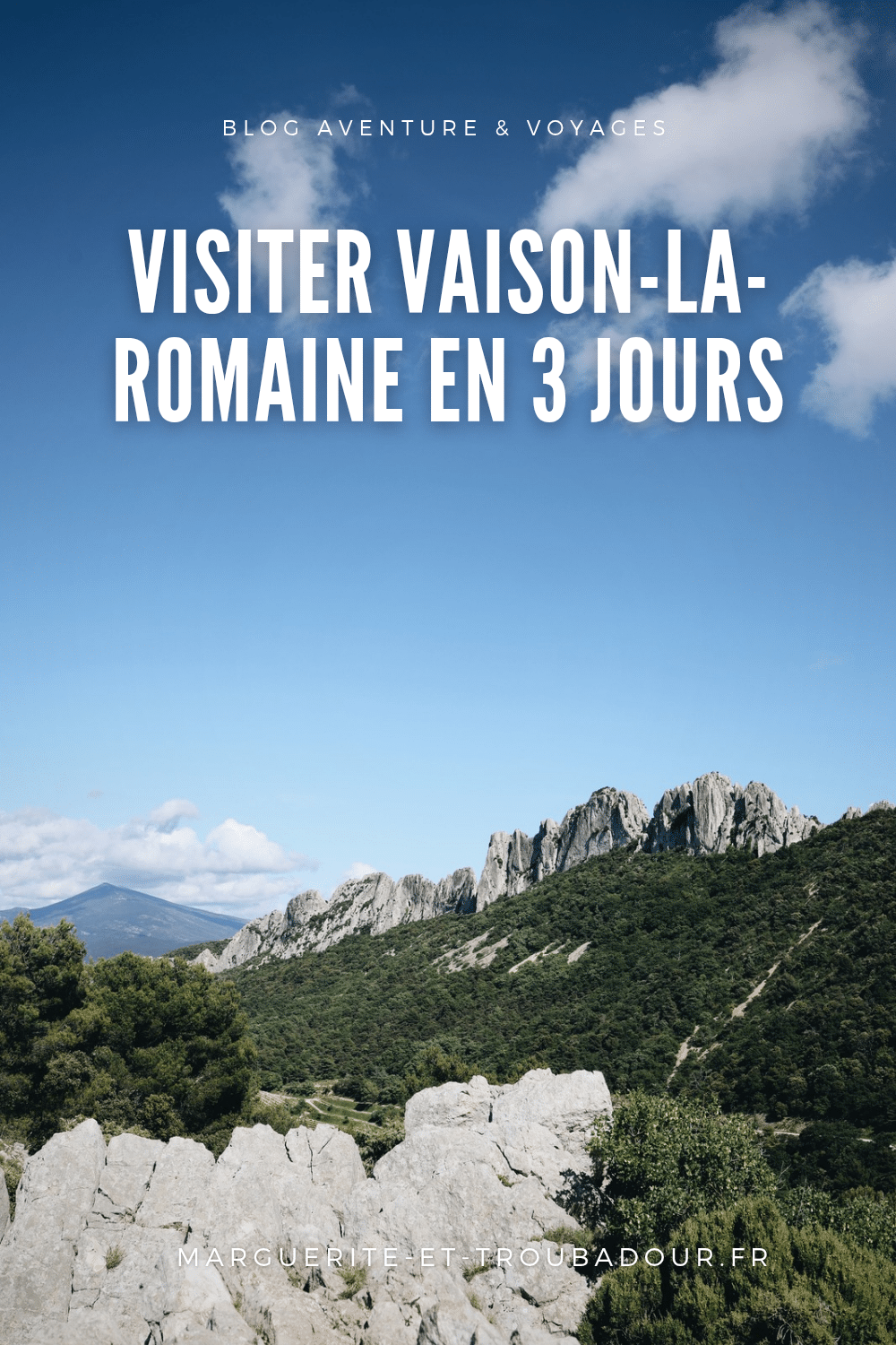 Visiter Vaison-La-Romaine et les dentelles de Montmirail