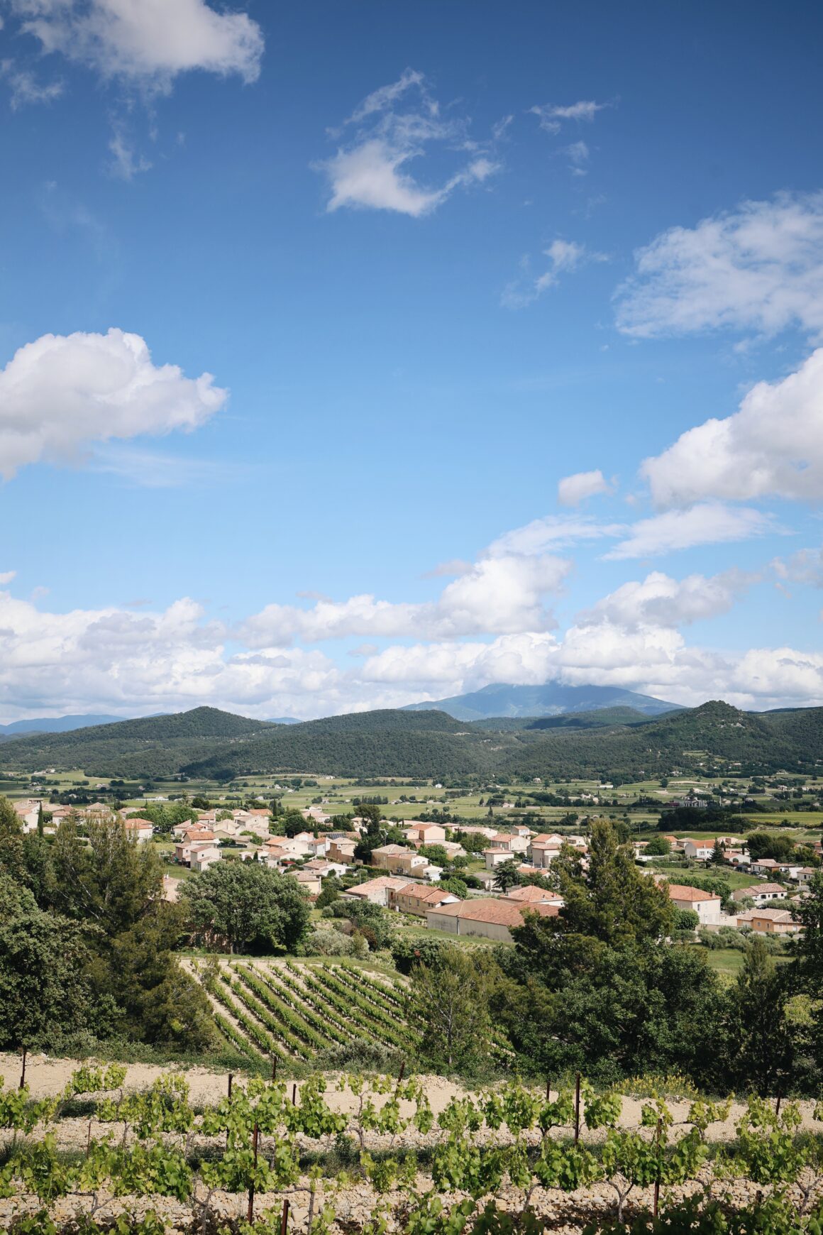 Randonnée dans les vignobles de Rasteau, près de Vaison-La-Romaine