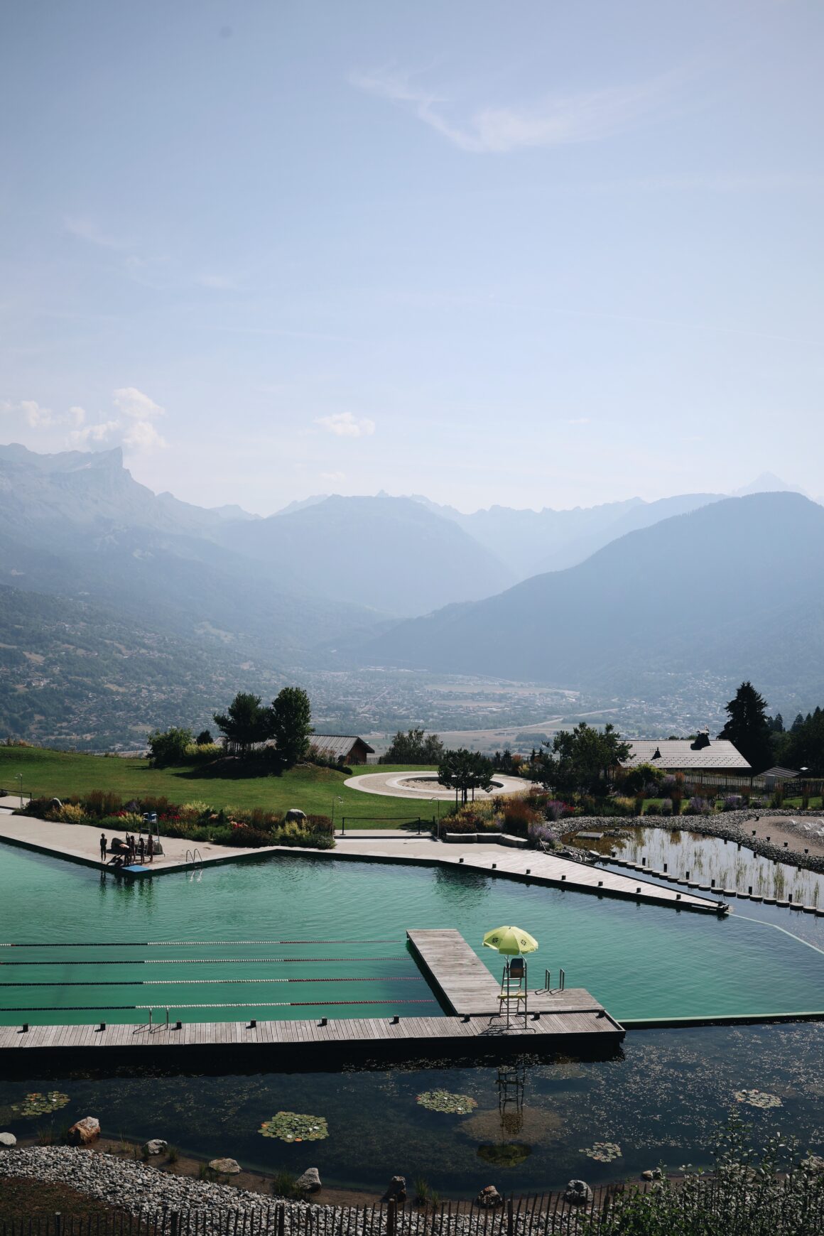 Plan d'eau biotope Combloux Mont-Blanc