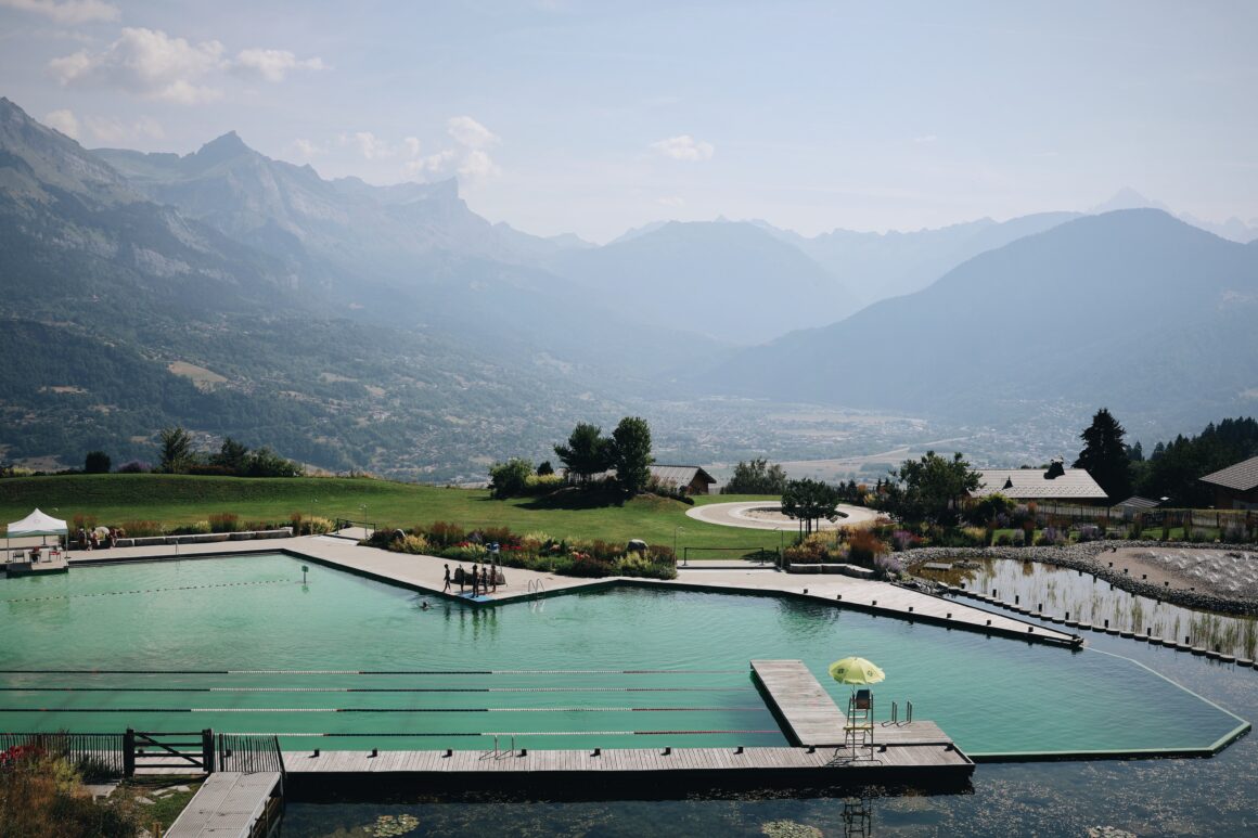 Plan d'eau biotope Combloux Mont-Blanc